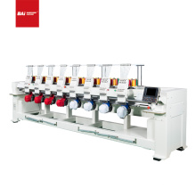 BAI high speed 8 head industry computerized hat flat t-shirt embroidery machine with good price